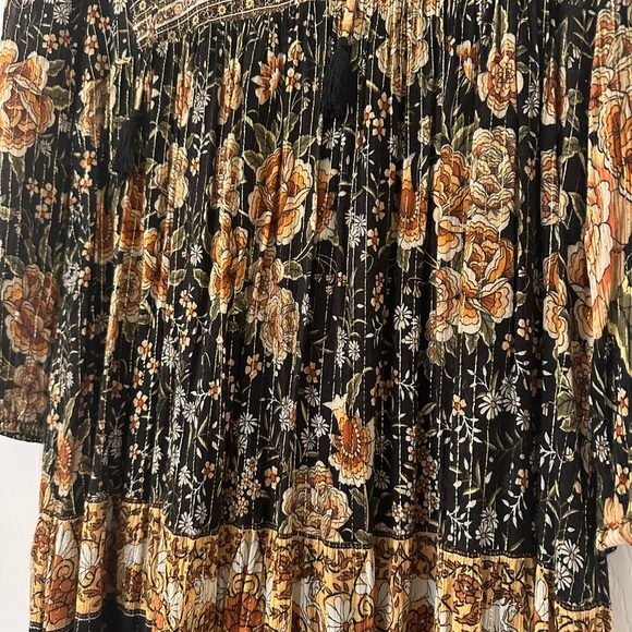 SPELL & THE GYPSY COLLECTIVE MYSTIC BOHO MIDI NIGHTFALL DRESS - Picture 4 of 5